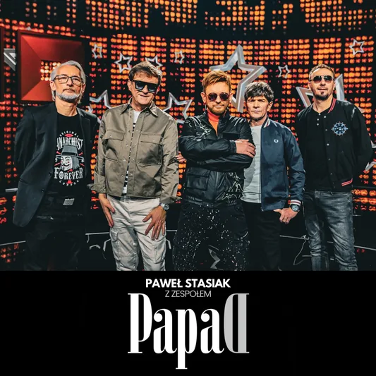 Paweł Stasiak z zespołem Papa D